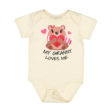 Inktastic My Granny Loves Me- Bear and Hearts Gift Baby Boy or Baby Girl Bodysuit
Inktastic My Granny Loves Me- Bear and Hearts Gift Baby Boy or Baby Girl Bodysuit