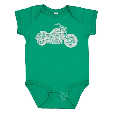 Inktastic Distressed Motorcycle Gift Baby Boy or Baby Girl Bodysuit