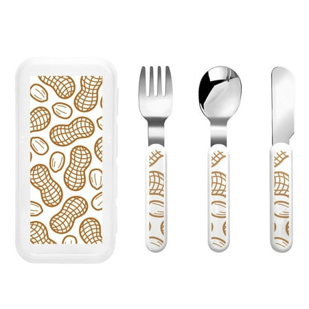 Easygdp Peanuts7 3-Piece Flatware Set Kids Silverware Stainless Steel Toddler Kids Utensils Safe for Preschooler Children
Easygdp Peanuts7 3-Piece Flatware Set Kids Silverware Stainless Steel Toddler Kids Utensils Safe for Preschooler Children