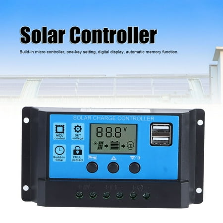 Karlge Solar Charge Controller Solar Panel Controller 60A Solar Charge Controller with Dual USB Port 5V Auto PWM LCD Display Solar Panel Battery Regulator
Karlge Solar Charge Controller Solar Panel Controller 60A Solar Charge Controller with Dual USB Port 5V Auto PWM LCD Display Solar Panel Battery Regulator