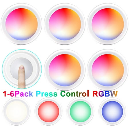 Rosnek Wireless LED Puck Lights LED Under Cabinet Lighting Night Light Battery Powered 1/2/3/4/5/6Pcs
Rosnek Wireless LED Puck Lights LED Under Cabinet Lighting Night Light Battery Powered 1/2/3/4/5/6Pcs
