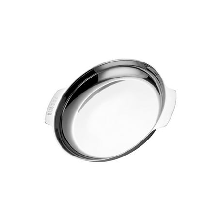 Stainless Steel Plate with Handle Reusable Serving Tray Round Metal Dinner Plates for BBQ Snack Salad Food Serving
Stainless Steel Plate with Handle Reusable Serving Tray Round Metal Dinner Plates for BBQ Snack Salad Food Serving