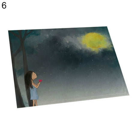 Baiwo 42x32cm Cute Moon Girl Print Heat Insulation Placemat Waterproof Table Cup Pad
Baiwo 42x32cm Cute Moon Girl Print Heat Insulation Placemat Waterproof Table Cup Pad