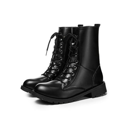 Daeful Ladies Winter Boots Lug Sole Ankle Booties Mid Calf Combat Boot Fashion Block Heel Short Bootie Women Waterproof Casual Shoes Black 9
Daeful Ladies Winter Boots Lug Sole Ankle Booties Mid Calf Combat Boot Fashion Block Heel Short Bootie Women Waterproof Casual Shoes Black 9