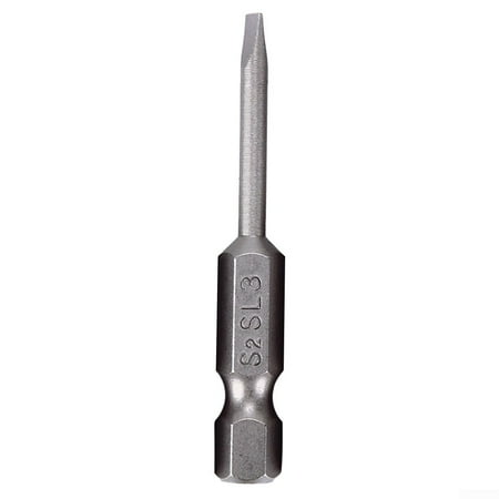 1pc 50mm S2 Alloy Steel Flat Head Slotted Tip Magnetic Screwdriver Bit 2.0-6.0mm
1pc 50mm S2 Alloy Steel Flat Head Slotted Tip Magnetic Screwdriver Bit 2.0-6.0mm