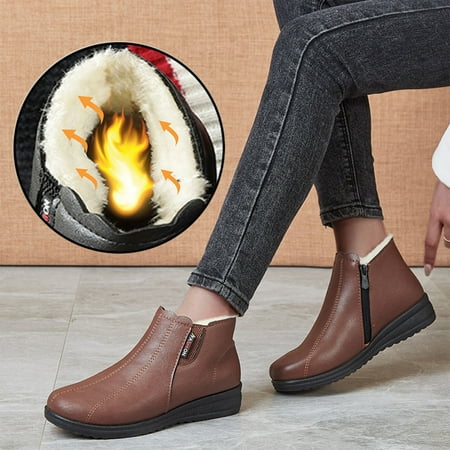 Wefuesd Cowgirl Boots Uggs Women Snow Boots Winter Ankle Waterproof Non-Slip Boots Fashion Warm Woman Shoes Yellow 39
Wefuesd Cowgirl Boots Uggs Women Snow Boots Winter Ankle Waterproof Non-Slip Boots Fashion Warm Woman Shoes Yellow 39