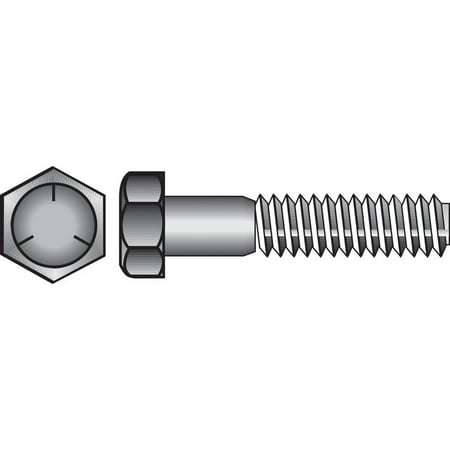 The Hillman Group 5/8 Heat Treated Zinc Steel Hex Head Cap Screw