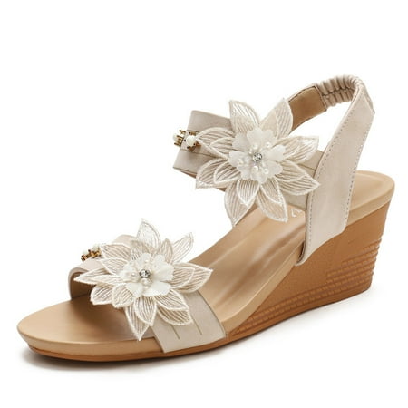 Women s Slingback Platform Wedge Sandals Open Toe Comfortable Sandals Casual Summer Beach Wedge Shoes
Women s Slingback Platform Wedge Sandals Open Toe Comfortable Sandals Casual Summer Beach Wedge Shoes