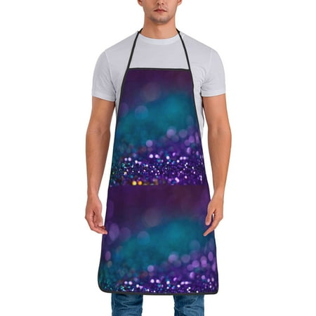 Jgfou Purple and Green Glitter Print Anti-fouling Apron for Men Women Waterproof Oil-Proof Kitchen Apron with Adjustable Straps Pocket and No-Pill No-Fade Fabric
Jgfou Purple and Green Glitter Print Anti-fouling Apron for Men Women Waterproof Oil-Proof Kitchen Apron with Adjustable Straps Pocket and No-Pill No-Fade Fabric
