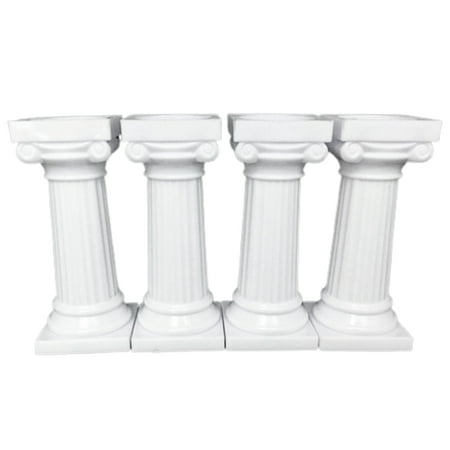 XM Culture 4Pcs/Set Cake Rods Non-stick Reusable Plastic Delicate Cake Standing Grecian Pillars Gathering Supplies
XM Culture 4Pcs/Set Cake Rods Non-stick Reusable Plastic Delicate Cake Standing Grecian Pillars Gathering Supplies