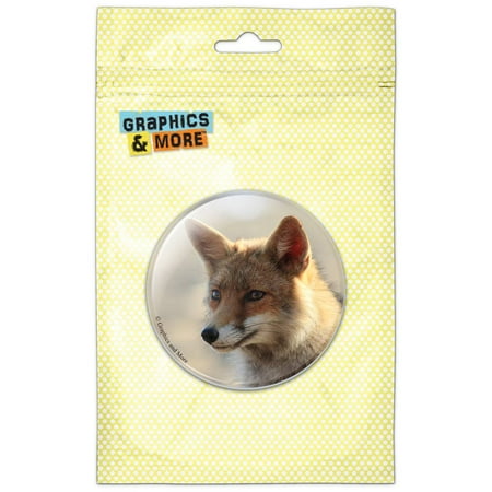 Fox Looking Refrigerator Button Magnet