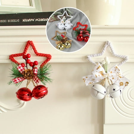YZdevelop Christmas Bell Pendant Five Pointed Star Reusable Hanging Bow Christmas Pendant Party Supplies
YZdevelop Christmas Bell Pendant Five Pointed Star Reusable Hanging Bow Christmas Pendant Party Supplies