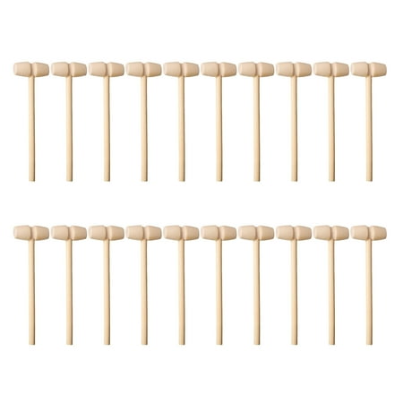 Mini Wooden Mallet Knocking Cake Wooden Hammer Children s Toy Hammer