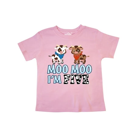 Inktastic Moo Moo I m 5 with Cute Holstein Cows Gift Toddler Boy or Toddler Girl T-Shirt
Inktastic Moo Moo I m 5 with Cute Holstein Cows Gift Toddler Boy or Toddler Girl T-Shirt