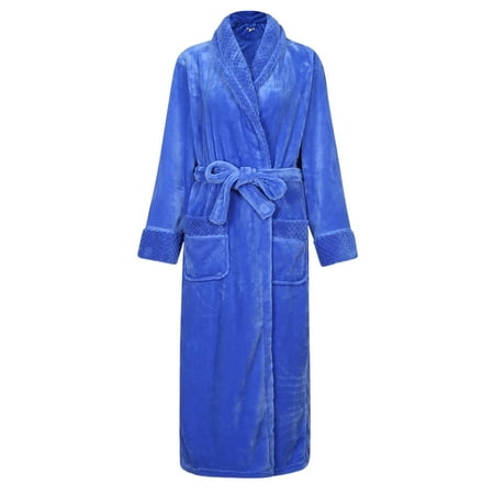 Richie House Women s Plush Soft Warm Fleece Bathrobe RH1591