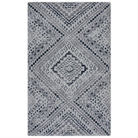 Rugsmith Gray Machine Woven Cheyenne Anti-Fatigue Kitchen Mat 20 x 36