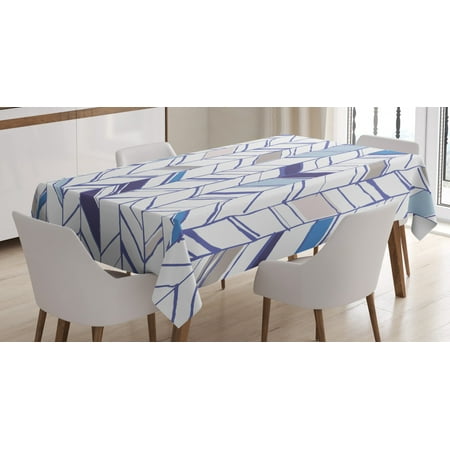 Navy Tablecloth Tribal Zigzag Lines Pattern in Various Shades Geometric Boho Sketch Print Rectangular Table Cover for Dining Room Kitchen 60 X 84 Inches Sky Blue Grey Tan Pearl by Ambesonne
Navy Tablecloth Tribal Zigzag Lines Pattern in Various Shades Geometric Boho Sketch Print Rectangular Table Cover for Dining Room Kitchen 60 X 84 Inches Sky Blue Grey Tan Pearl by Ambesonne