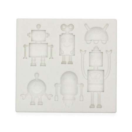 QUSENLON Robots Shape Jelly Molds Silicone Mould Cake Decorating Gadget Fondant Mold Chocolate Moulds Handmade Baking Accessories