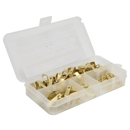 Octpeak 50Pcs Crochet Hooks 30LB Gold Wall Hooks With Steel Nails For Hanging Photo Frames Digital Paintings Embroidery Towel Hooks Wall Hooks 
Octpeak 50Pcs Crochet Hooks 30LB Gold Wall Hooks With Steel Nails For Hanging Photo Frames Digital Paintings Embroidery Towel Hooks Wall Hooks