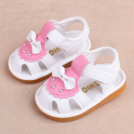 YOHOME Newborn Baby Girls Boys Cartoon Shoes Sandals First Walkers Soft Sole