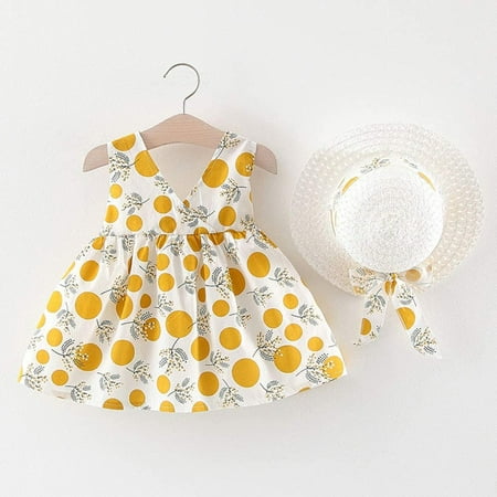 nsendm Sleeveless Baby Summer Dress Cotton Dress Girls + Dresses Baby Hat Elegant Girls Dress&Skirt Baby Christmas Dress Yellow 6-12 Months
nsendm Sleeveless Baby Summer Dress Cotton Dress Girls + Dresses Baby Hat Elegant Girls Dress&Skirt Baby Christmas Dress Yellow 6-12 Months