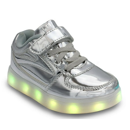 Family Smiles LED Light Up Sneakers Kids Low Top Boys Girls Unisex Shoes Silver Toddler US 9.5 / EU 26
Family Smiles LED Light Up Sneakers Kids Low Top Boys Girls Unisex Shoes Silver Toddler US 9.5 / EU 26