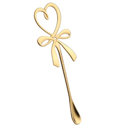 GYMNASTIKA Spoon Stainless Steel Love Bow Coffee Stirring Spoon Coffee Scoop Banquet Gift Decor
GYMNASTIKA Spoon Stainless Steel Love Bow Coffee Stirring Spoon Coffee Scoop Banquet Gift Decor