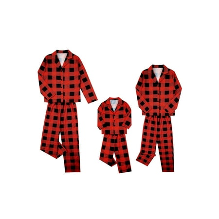 Spring hue Christmas Matching Family Pajamas Red Buffalo Plaid Buttons Sleep ShirtPants Holiday Sleepwear Pjs
Spring hue Christmas Matching Family Pajamas Red Buffalo Plaid Buttons Sleep ShirtPants Holiday Sleepwear Pjs