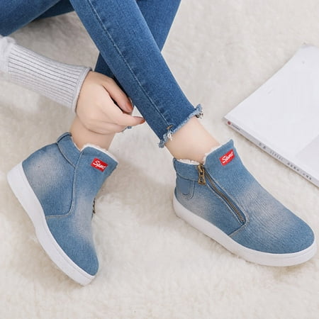 VEKDONE 2023 Clearance Halloween Gift Winter Snow Boots Thicken Women s Shoes Denim Plus Size Warm Cotton Shoes
VEKDONE 2023 Clearance Halloween Gift Winter Snow Boots Thicken Women s Shoes Denim Plus Size Warm Cotton Shoes