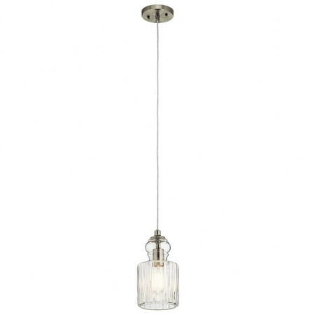 1 Light Mini Pendant 5.75 inches Wide-Brushed Nickel Finish Bailey Street Home 147-Bel-2748793
1 Light Mini Pendant 5.75 inches Wide-Brushed Nickel Finish Bailey Street Home 147-Bel-2748793