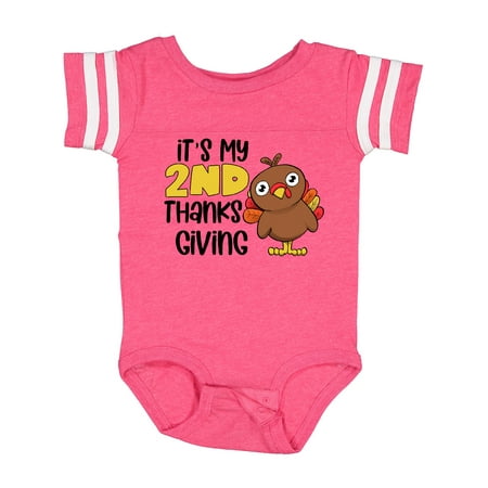 Inktastic It s My 2nd Thanksgiving Cute Turkey Gift Baby Boy or Baby Girl Bodysuit
Inktastic It s My 2nd Thanksgiving Cute Turkey Gift Baby Boy or Baby Girl Bodysuit