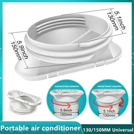 BTOER 13/15CM Universal Exhaust Interface For Portable Air Conditioner Hose Connector
BTOER 13/15CM Universal Exhaust Interface For Portable Air Conditioner Hose Connector