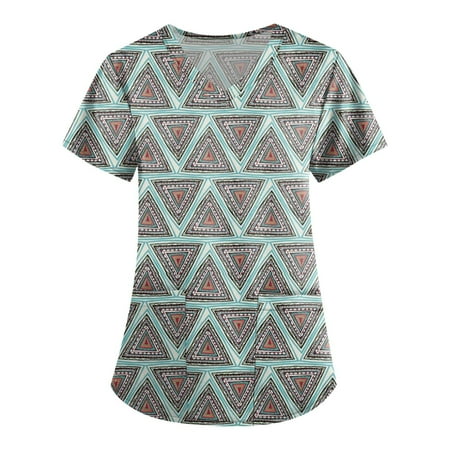 DNDKILG Womens Pockets Holiday Uniform V Neck Short Sleeve T Shirt Casual Scrubs Top Geometric Print Professionals Nursing Scrubs 2XL
DNDKILG Womens Pockets Holiday Uniform V Neck Short Sleeve T Shirt Casual Scrubs Top Geometric Print Professionals Nursing Scrubs 2XL