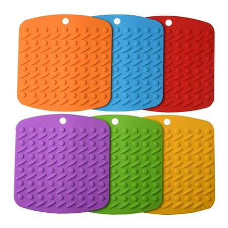 Silicone Pot Holder Trivets Mitts Multipurpose Kitchen Tool 6 Pack 
Silicone Pot Holder Trivets Mitts Multipurpose Kitchen Tool 6 Pack