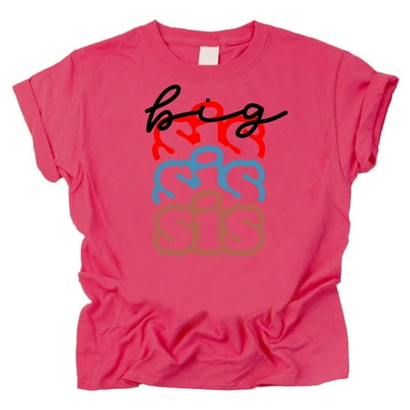 Olive Loves Apple Colorful Big Sister Stacked Shirt for Baby and Toddler Girls Sibling Outfits Vintage Hot Pink Shirt 12 Months
Olive Loves Apple Colorful Big Sister Stacked Shirt for Baby and Toddler Girls Sibling Outfits Vintage Hot Pink Shirt 12 Months