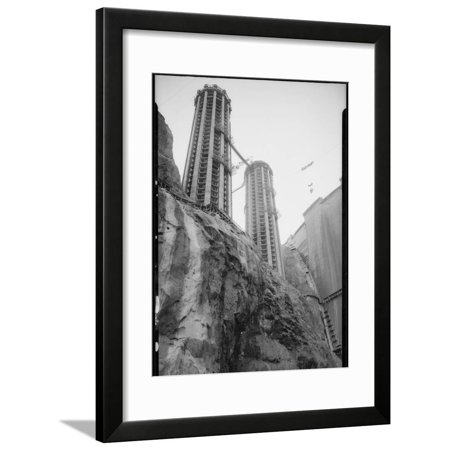 Construction of Hoover Dam Framed Print Wall Art By Dick Whittington Studio