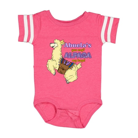 Inktastic Abuela s You Say ALPACA My Bags with Cute Jumping Alpaca Gift Baby Boy or Baby Girl Bodysuit
Inktastic Abuela s You Say ALPACA My Bags with Cute Jumping Alpaca Gift Baby Boy or Baby Girl Bodysuit