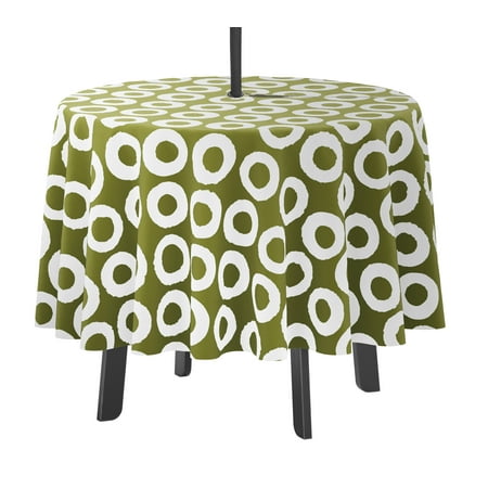 Vargottam Indoor/OutdoorRoundTablecloth 58 InchTablecloth with Umbrella Hole & Zip- Waterproof TableCloth TableCovers for Backyard Table -Olive Green
Vargottam Indoor/OutdoorRoundTablecloth 58 InchTablecloth with Umbrella Hole & Zip- Waterproof TableCloth TableCovers for Backyard Table -Olive Green