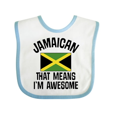 Inktastic Jamaica Awesome Jamaican Gift Baby Boy or Baby Girl Bib
