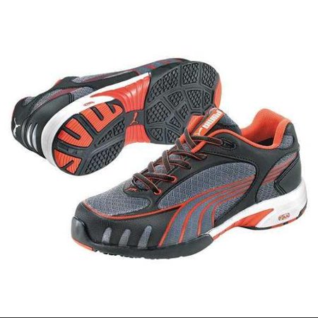 Puma Safety Shoes Size 5 Steel Toe Athletic Style Work Shoes, Women's, Black, W, 642875 SZ: 5C