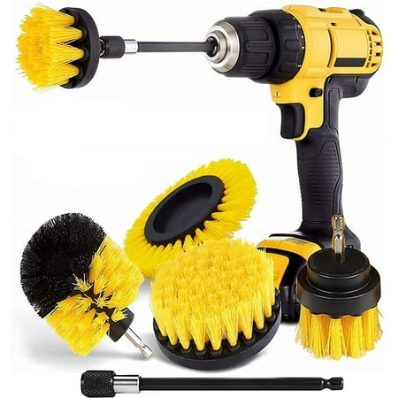 Attachment Set 5 Pack Power Scrubber Cleaning Kit Drill Scrub Brush Kit with Extend Long Attachment All Purpose for Cleaning Shower Grout Tile Bathroom Tub Kitchen and Car
Attachment Set 5 Pack Power Scrubber Cleaning Kit Drill Scrub Brush Kit with Extend Long Attachment All Purpose for Cleaning Shower Grout Tile Bathroom Tub Kitchen and Car