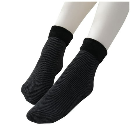 Knosfe Casual Ankel High Thick Warm Crew Socks for Women Thermal Warm Soft Thick Winter Cozy Socks
Knosfe Casual Ankel High Thick Warm Crew Socks for Women Thermal Warm Soft Thick Winter Cozy Socks