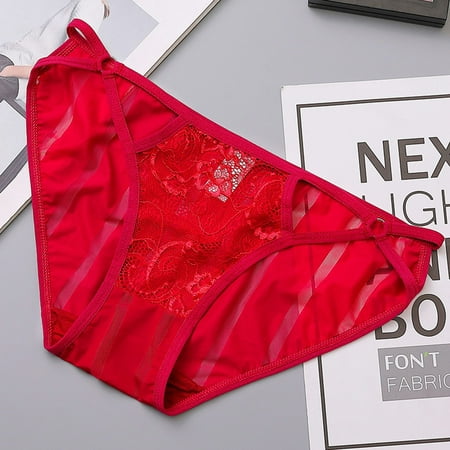 Pxiakgy lingerie for women Women Lace See-Through Breathable Soft Briefs Panties Lingerie Underwear Red + M
Pxiakgy lingerie for women Women Lace See-Through Breathable Soft Briefs Panties Lingerie Underwear Red + M