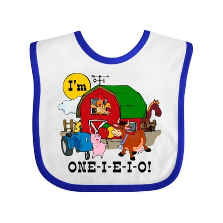 Inktastic ONE-I-E-I-O Gift Baby Boy or Baby Girl Bib
Inktastic ONE-I-E-I-O Gift Baby Boy or Baby Girl Bib
