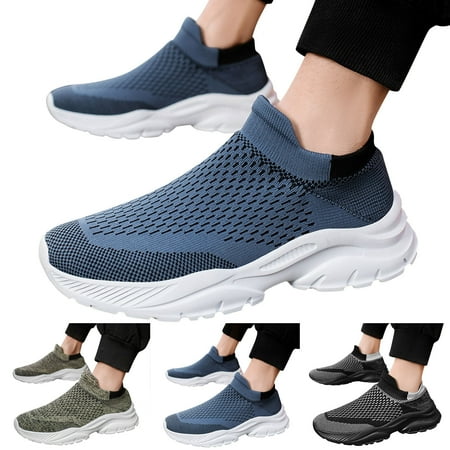 PEASKJP Shoes Mens Mens Outdoor Soft Flat Insole Non Slip Sneaker Men Flats Sneakers Blue 10.5
PEASKJP Shoes Mens Mens Outdoor Soft Flat Insole Non Slip Sneaker Men Flats Sneakers Blue 10.5