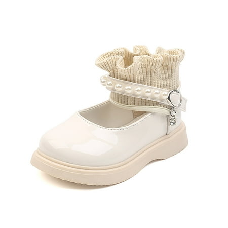 Honeeladyy Clearance under 5$ Toddler Shoes Baby Girls Knitted Elastic Mouth Fashion Pearl Non-slip Small Leather Shoes Princess Shoes
Honeeladyy Clearance under 5$ Toddler Shoes Baby Girls Knitted Elastic Mouth Fashion Pearl Non-slip Small Leather Shoes Princess Shoes