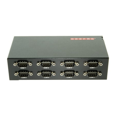 Gearmo 8 Port USB to DB9 Industrial Serial RS232 Adapter 15KV ESD and Surge