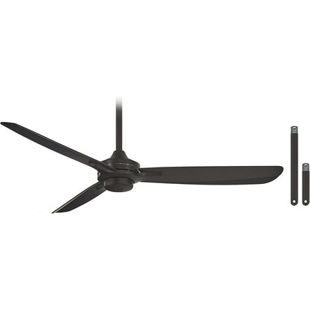 Minka-Aire Rudolph - 52 Ceiling Fan with 3 blades - Coal w/ Extra Downrod - F727-CL-DR
Minka-Aire Rudolph - 52 Ceiling Fan with 3 blades - Coal w/ Extra Downrod - F727-CL-DR