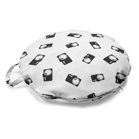 Monochrome Round Floor Cushion with Handle Photography Tools Motifs Cinema Equipment Pattern Device Camera Take Images Pillow for Living Room & Dorms 18 Round Dark Grey White by Ambesonne
Monochrome Round Floor Cushion with Handle Photography Tools Motifs Cinema Equipment Pattern Device Camera Take Images Pillow for Living Room & Dorms 18 Round Dark Grey White by Ambesonne