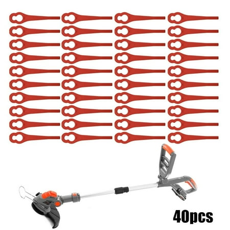 Yannee 40 Pcs Replacement Grass Trimmer Blades Plastic Cutter for Terratek TTCGT18 TTCGT18-3 GGCGT18 Cordless Strimmer
Yannee 40 Pcs Replacement Grass Trimmer Blades Plastic Cutter for Terratek TTCGT18 TTCGT18-3 GGCGT18 Cordless Strimmer